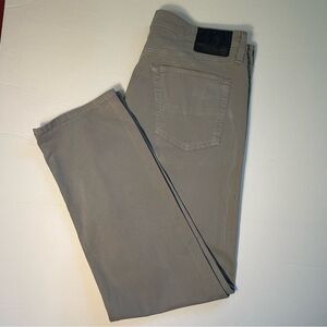 AG Adriano Goldschmied Men's the Graduate gray tailored leg pants size  38 x 32